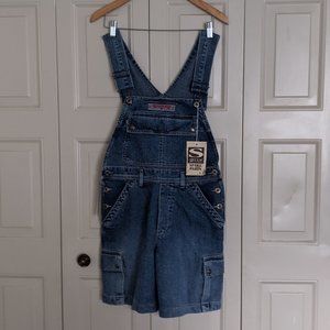 Silver Jeans Overall Shorts NWT Size M Womens
